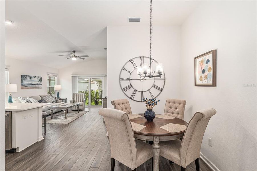 Furnished interior view inside a new home in , The Villages (Image 15).