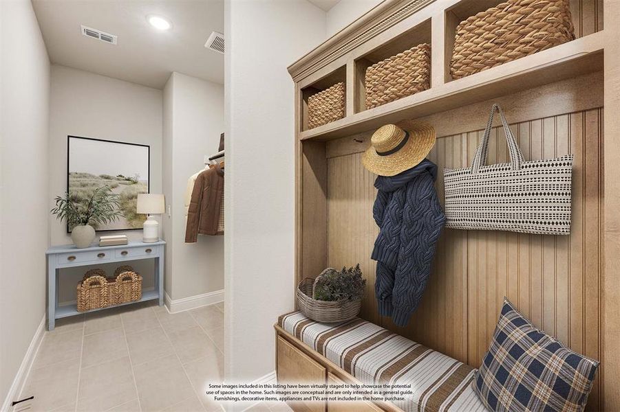 Furnished interior view inside a new home in Sunrise at Garden Valley 60-79, Waxahachie (Image 18). Furnished interior view inside a new home in Sunrise at Garden Valley 60-79, Waxahachie (Image 18).