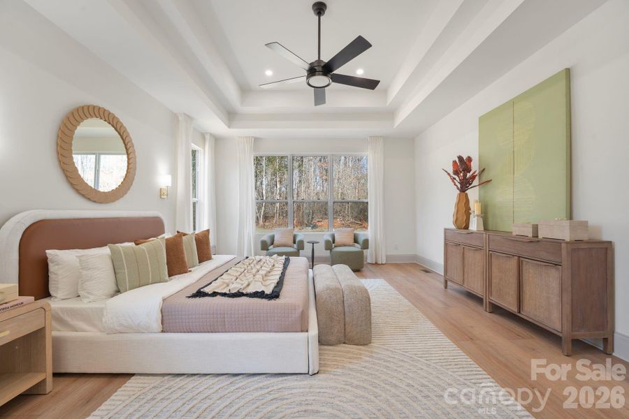 Furnished interior view inside a new home in , Mint Hill (Image 34).