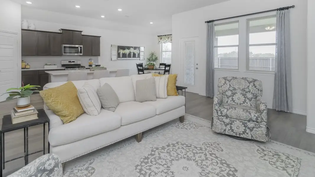 Furnished interior view inside a new home in Trailstone, Caddo Mills (Image 19). Furnished interior view inside a new home in Trailstone, Caddo Mills (Image 19).