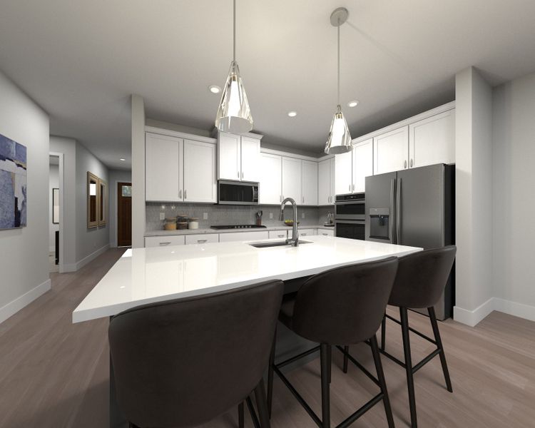 Skip takeout and prep dinner in the well-appointed kitchen. Skip takeout and prep dinner in the well-appointed kitchen.