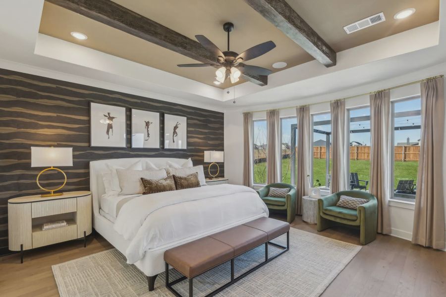 Representative furnished interior of a home built from the Winchester by Chesmar Homes in Lakeview Heights, Azle (Image 7).
