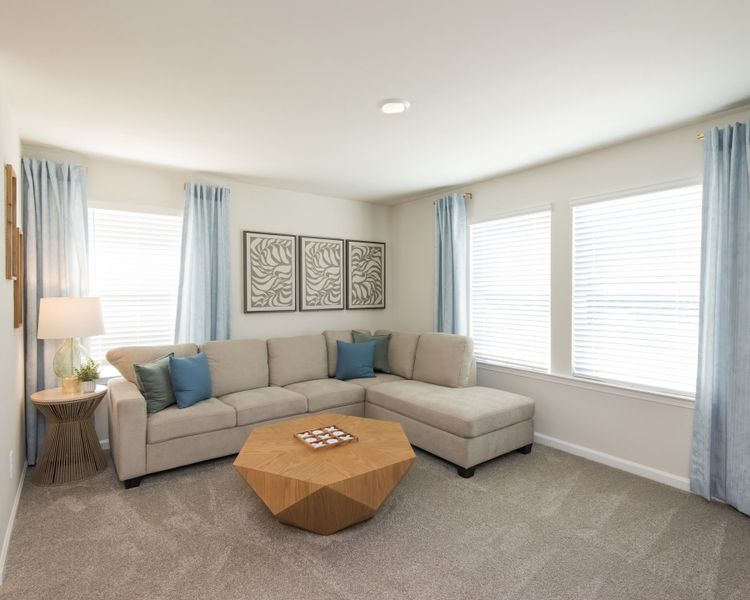 Furnished interior view inside a new home in Avalon - Reserve Series, Conyers (Image 16).