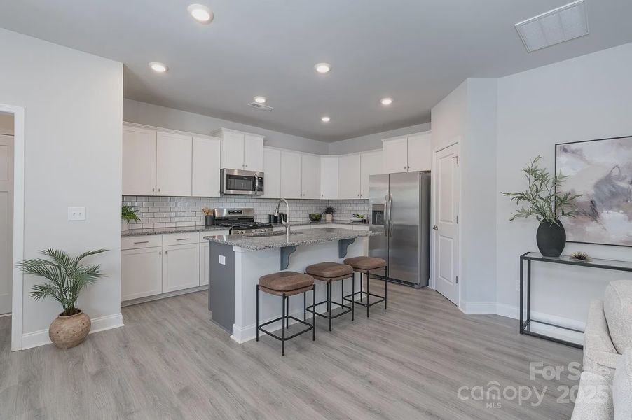 Furnished interior view inside a new home in Pine Trace, Gastonia (Image 6). Furnished interior view inside a new home in Pine Trace, Gastonia (Image 6).