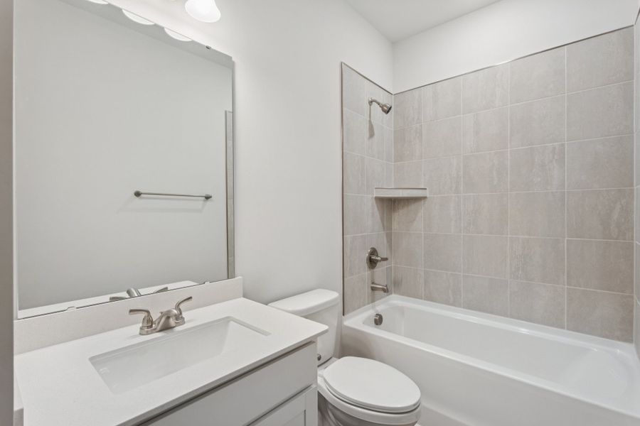 Furnished interior view inside a new home in Lakeview Village, Charlotte (Image 8). Furnished interior view inside a new home in Lakeview Village, Charlotte (Image 8).