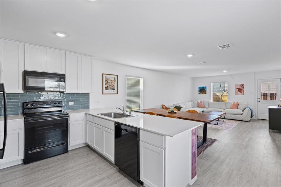 Furnished interior view inside a new home in , Princeton (Image 11).