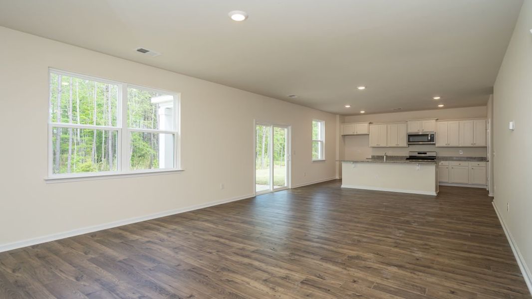Representative unfurnished interior of a home built from the Arden by D.R. Horton in Halls Landing, Bolivia (Image 13). Representative unfurnished interior of a home built from the Arden by D.R. Horton in Halls Landing, Bolivia (Image 13).