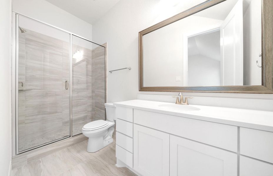 Furnished interior view inside a new home in Audubon 60′, Magnolia (Image 31).