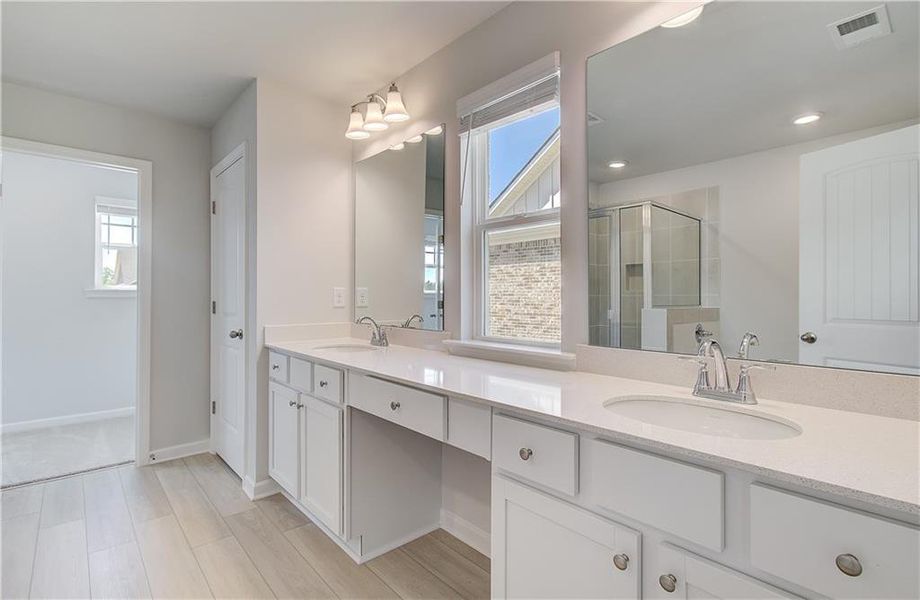 Furnished interior view inside a new home in Bowers Farm, McDonough (Image 6).