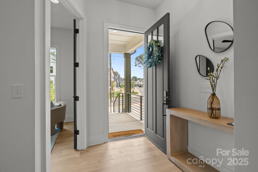 Furnished interior view inside a new home in , Charlotte (Image 39).
