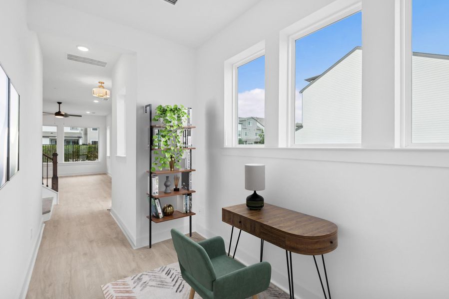 Virtually staged to give you the visual you need to see furniture placement and how the home can live.