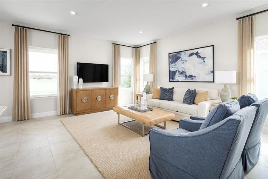 Furnished interior view inside a new home in Cypress Ridge Ranch, Wimauma (Image 9).