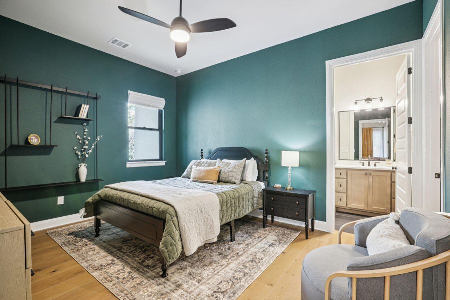 Designed for total independence and comfort, this fully private in-law space features a spacious living room separate from the main household, a full kitchen for culinary autonomy, a comfortable bedroom with a stylish bath, and its own dedicated laundry room.