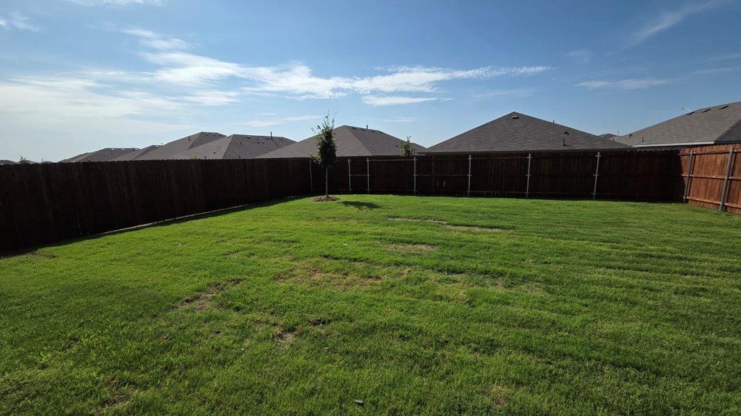 Exterior details and patio area of a home in Rosewood at Beltmill, Fort Worth (Image 3).