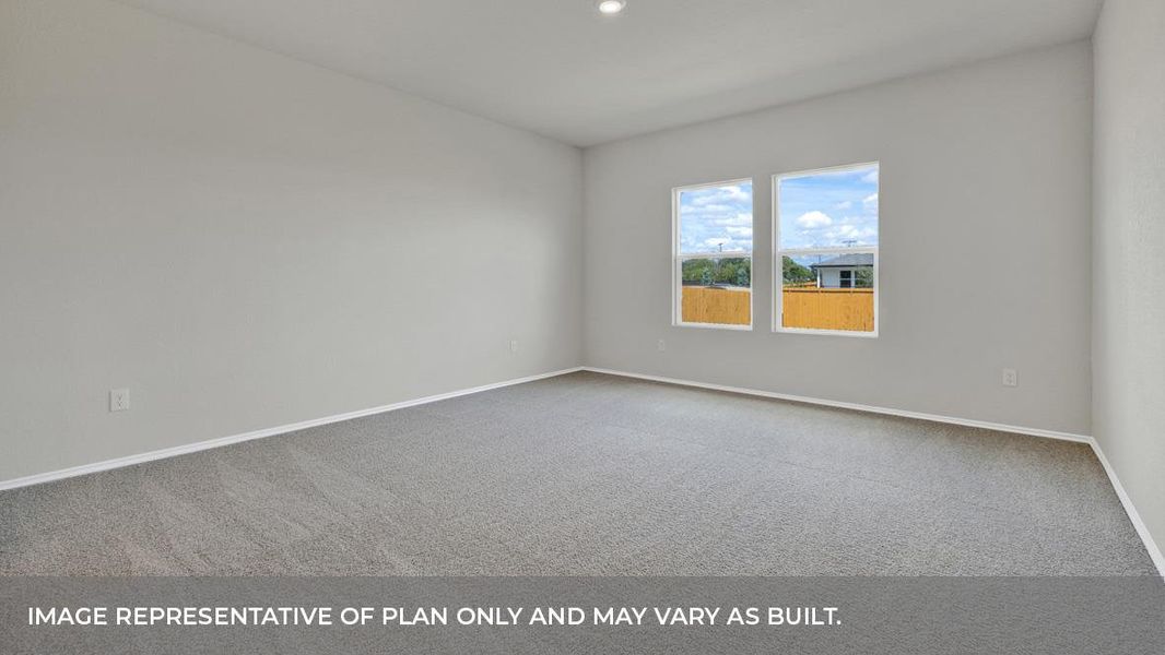 Spacious, unfurnished interior of a new home in Paramount, Kyle (Image 21).