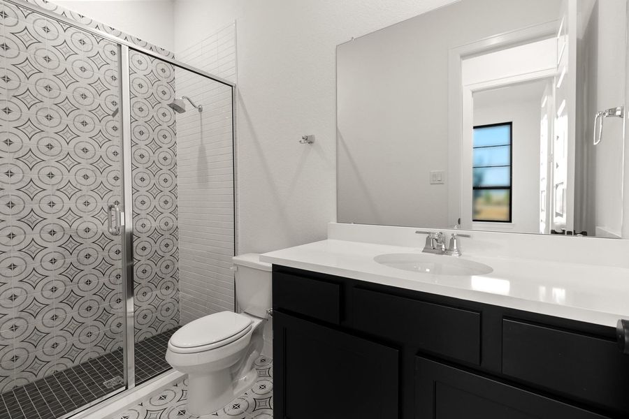 Furnished interior view inside a new home in Everly - 45', Hockley (Image 17).