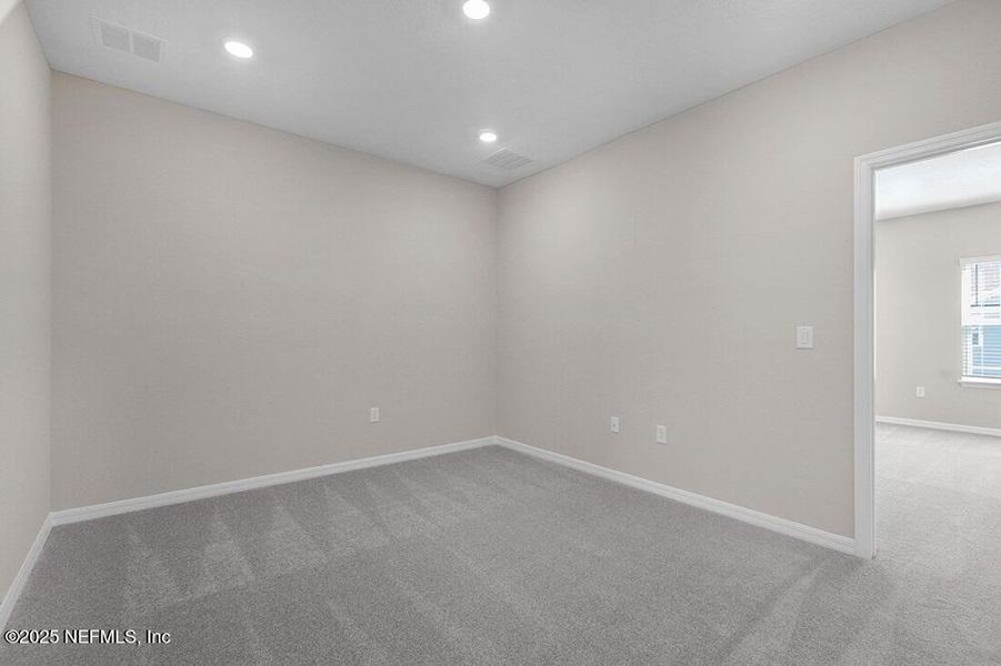 Spacious, unfurnished interior of a new home in Cherry Elm at SilverLeaf, St. Augustine (Image 17). Spacious, unfurnished interior of a new home in Cherry Elm at SilverLeaf, St. Augustine (Image 17).