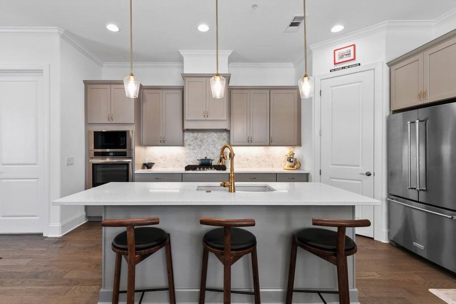 Furnished interior view inside a new home in , Woodstock (Image 10).