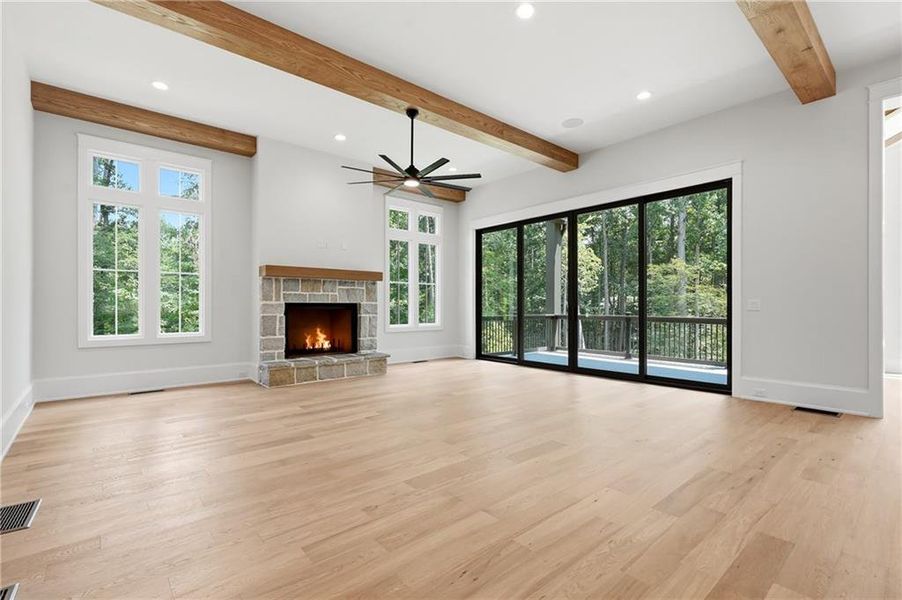 Spacious, unfurnished interior of a new home in , Milton (Image 29).