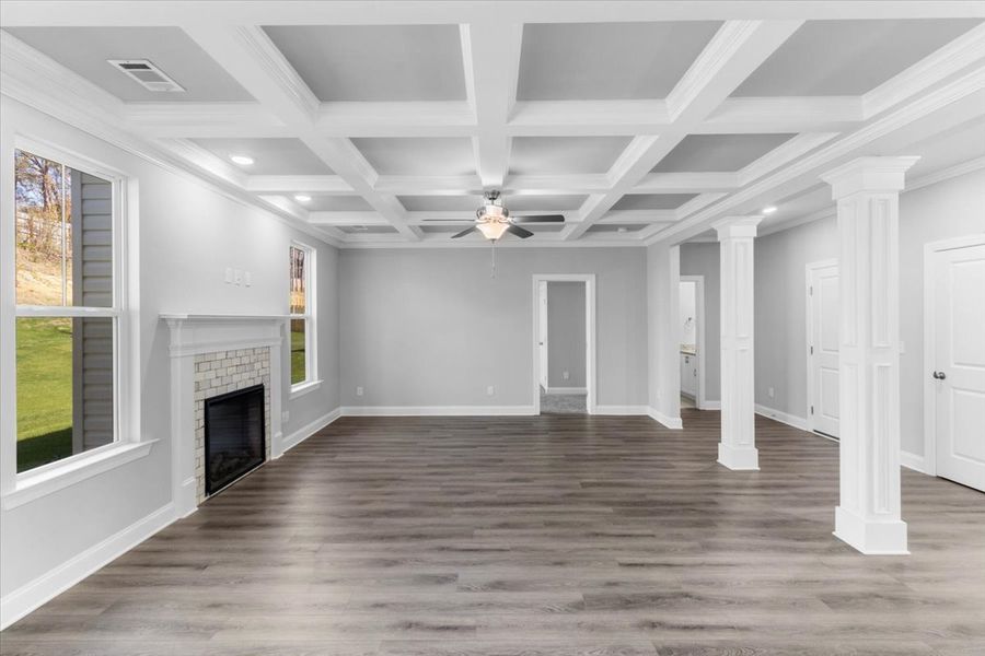 Living Room | 5065 Anna Creek Way, The Kingsland II Plan by Ivey Homes Living Room | 5065 Anna Creek Way, The Kingsland II Plan by Ivey Homes