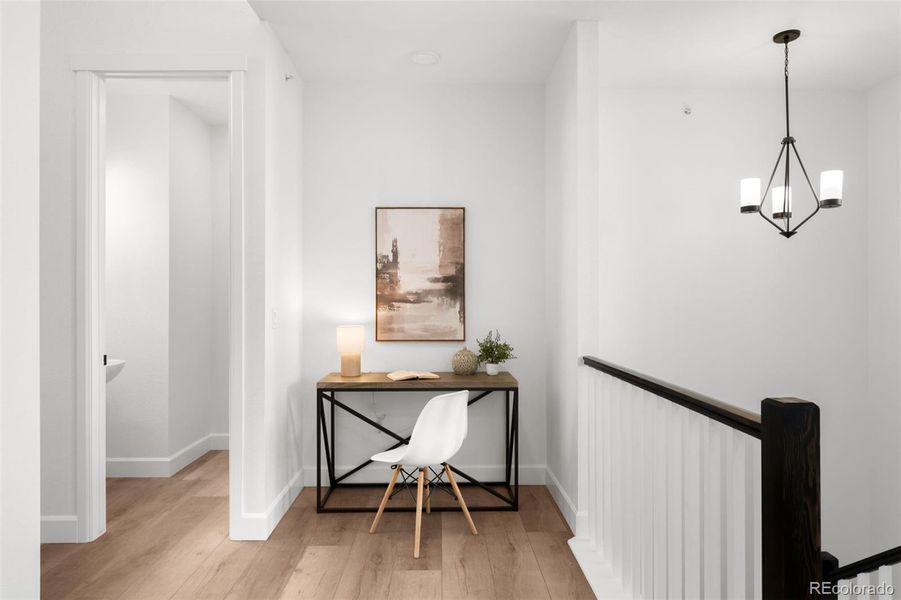 Furnished interior view inside a new home in Deer Creek, Littleton (Image 8).