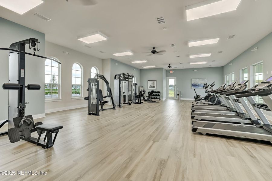 Furnished interior view inside a new home in Dorado at Entrada, St. Augustine (Image 40).