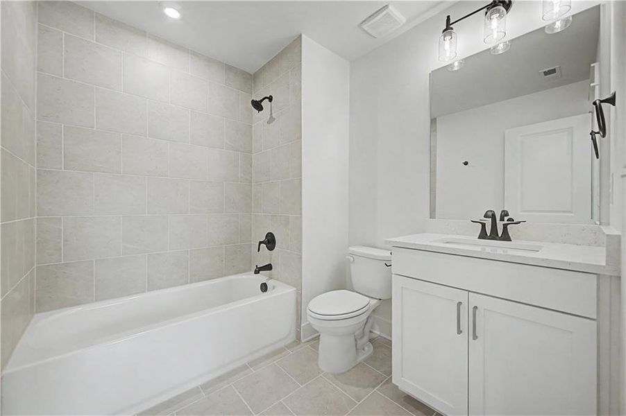 Furnished interior view inside a new home in , Kennesaw (Image 5).