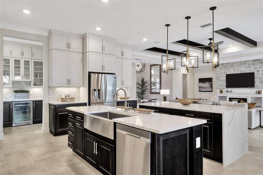 Furnished interior view inside a new home in Serengeti, Spring Hill (Image 7).