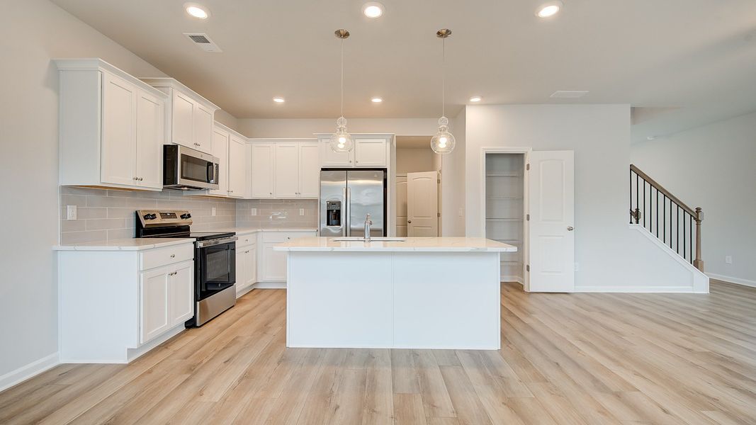 Representative furnished interior of a home built from the Reagan by DRB Homes in Westminster, Covington (Image 11).