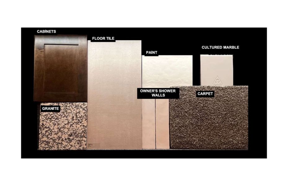 Sample of building materials used in homes in Artisan at Asante, Surprise (Image 4). Sample of building materials used in homes in Artisan at Asante, Surprise (Image 4).