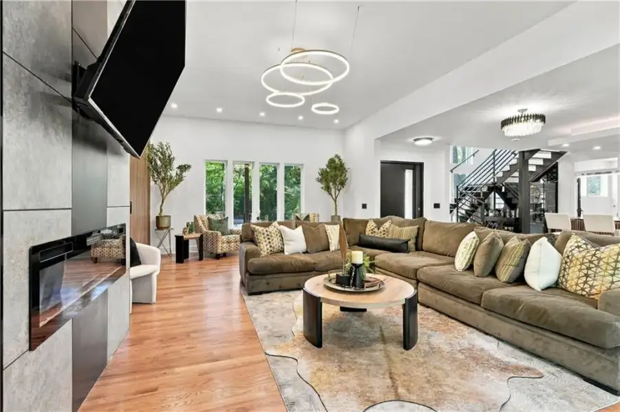 Furnished interior view inside a new home in , Fayetteville (Image 7). Furnished interior view inside a new home in , Fayetteville (Image 7).