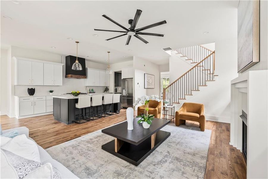 Furnished interior view inside a new home in , Decatur (Image 44). Furnished interior view inside a new home in , Decatur (Image 44).
