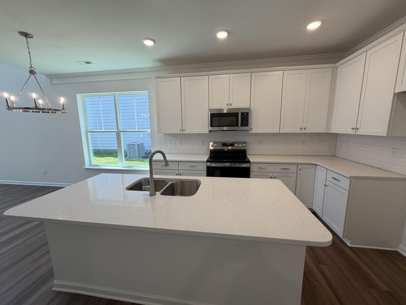 Furnished interior view inside a new home in Riverbrooke Townhomes, Simpsonville (Image 4).