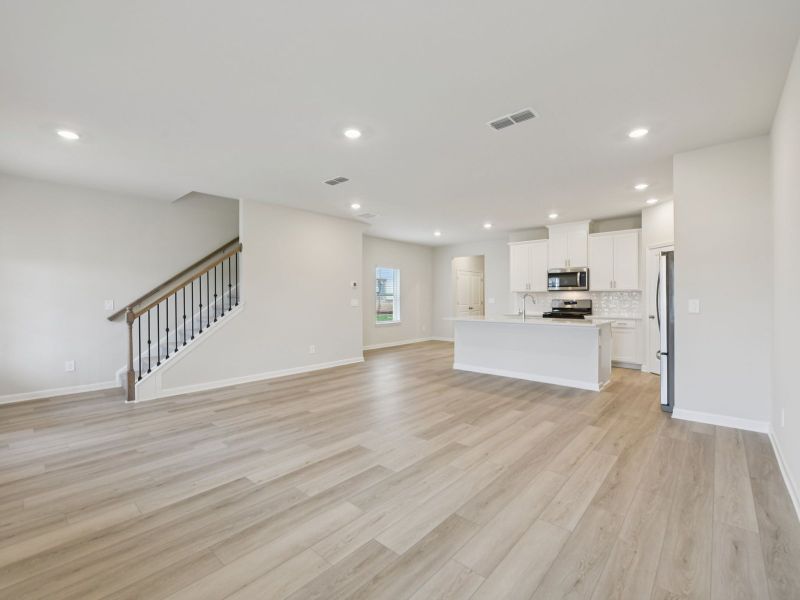 Spacious, unfurnished interior of a new home in Marshburn Landing - Bungalow Series, Wendell (Image 15).