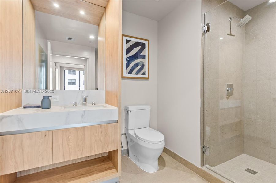 Furnished interior view inside a new home in , Miami (Image 5).