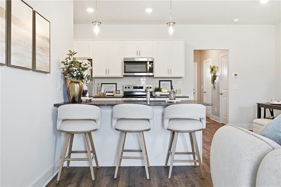 Furnished interior view inside a new home in , Cartersville (Image 26).