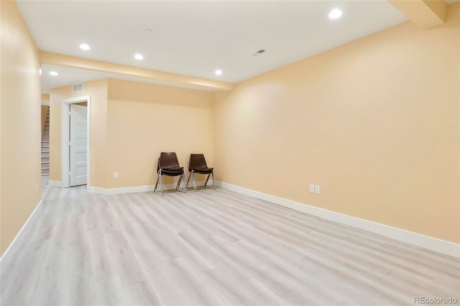 Basement open area