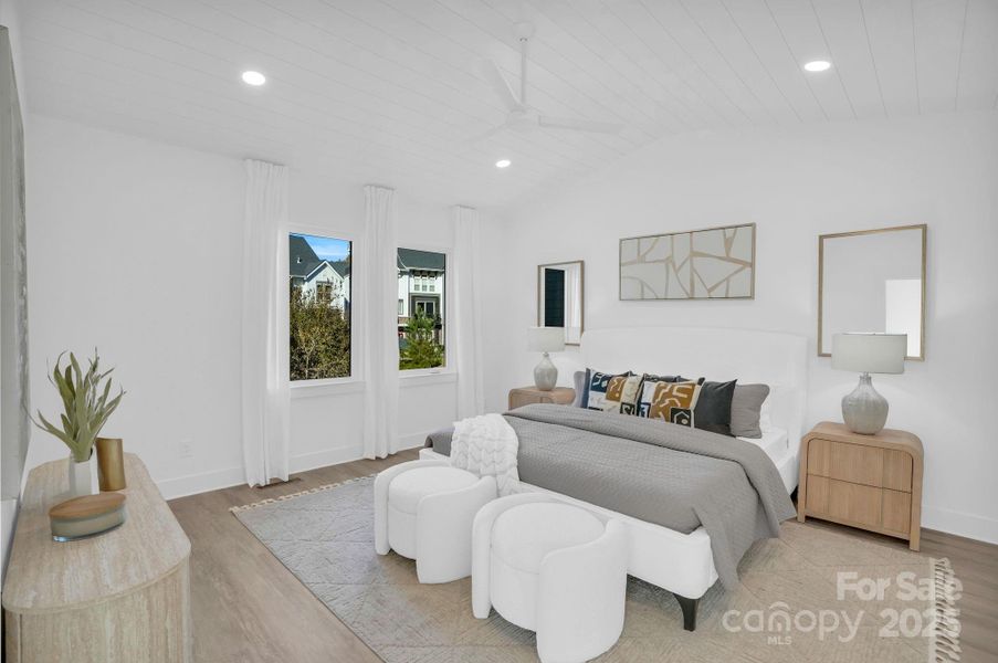 Furnished interior view inside a new home in , Charlotte (Image 14).