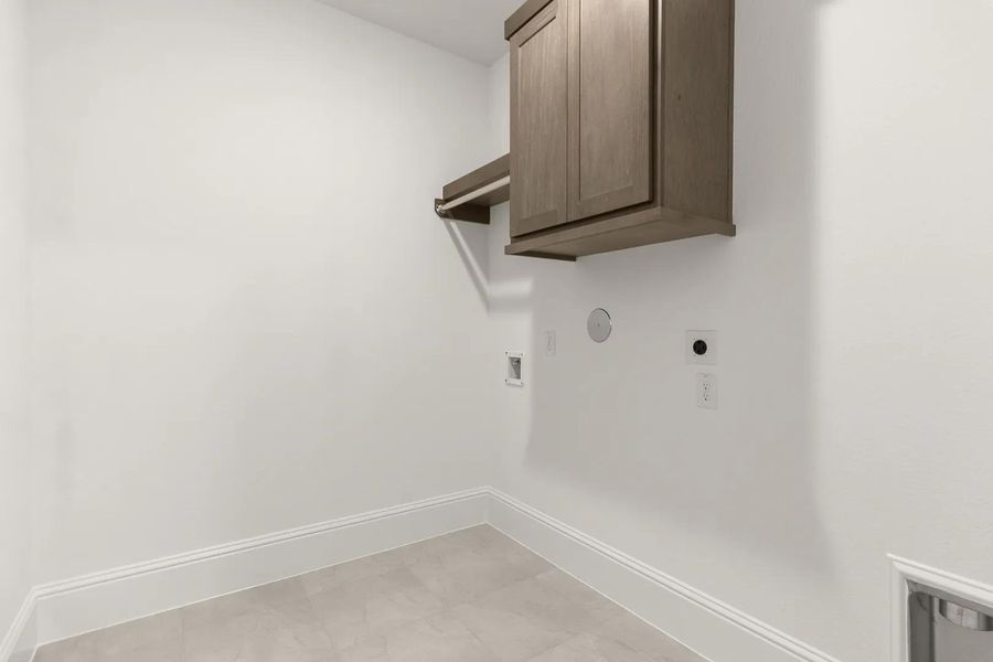 Clay D Laundry room