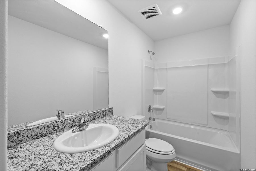 Furnished interior view inside a new home in Preserve at Medina, Von Ormy (Image 8).