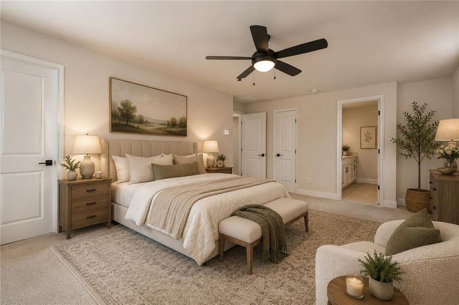 Furnished interior view inside a new home in , Dallas (Image 5).