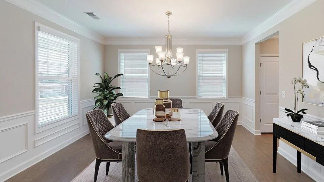 Furnished interior view inside a new home in , Watkinsville (Image 9).