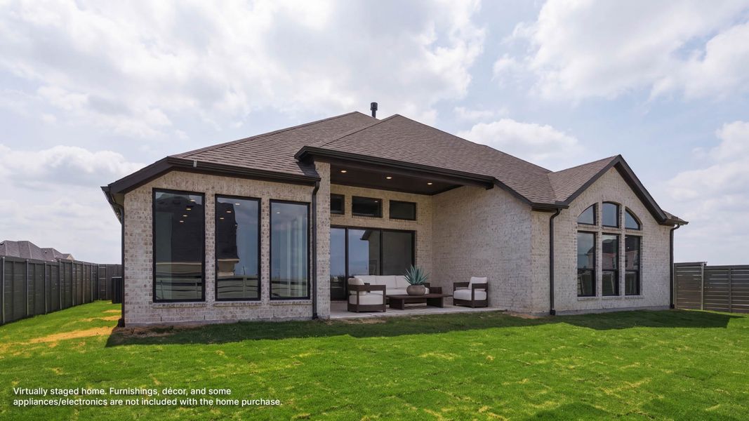 Exterior details and patio area of a home in Ramble, Celina (Image 2). Exterior details and patio area of a home in Ramble, Celina (Image 2).