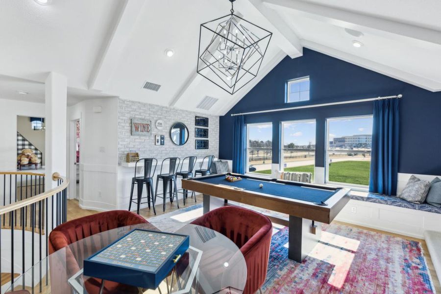 Furnished interior view inside a new home in South Pointe, Mansfield (Image 20). Furnished interior view inside a new home in South Pointe, Mansfield (Image 20).