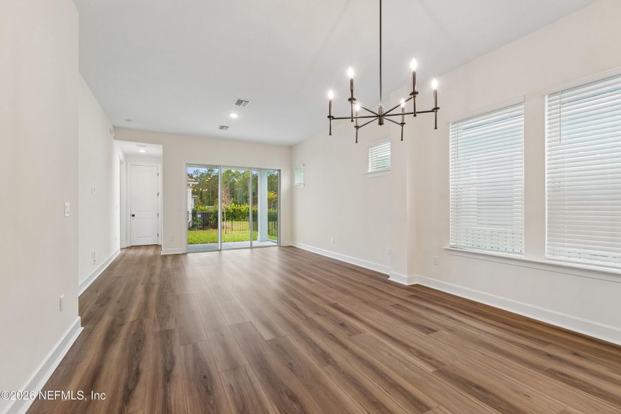Spacious, unfurnished interior of a new home in Seabrook Village 40' Front Entry, Ponte Vedra (Image 17).