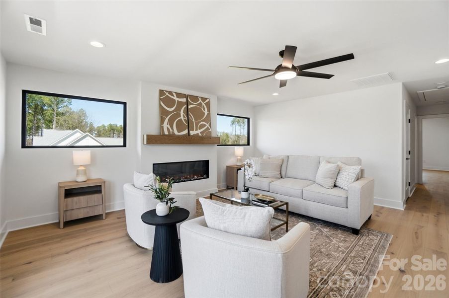 Furnished interior view inside a new home in , Mooresville (Image 15).