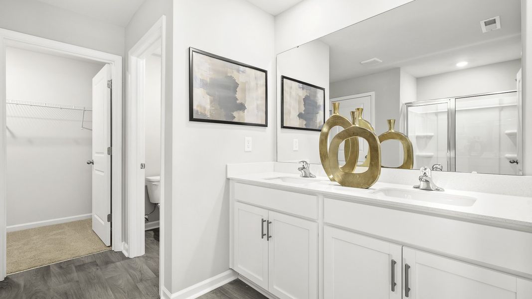 Furnished interior view inside a new home in Chandler Pointe, Rural Hall (Image 20). Furnished interior view inside a new home in Chandler Pointe, Rural Hall (Image 20).