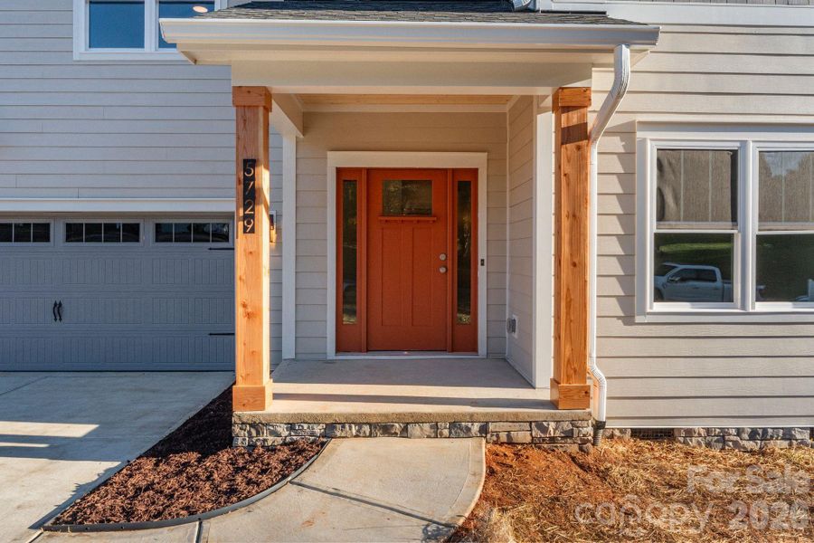 Exterior details and patio area of a home in , Hickory (Image 29).