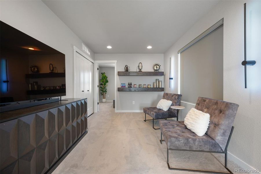 Furnished interior view inside a new home in , Colorado Springs (Image 13). Furnished interior view inside a new home in , Colorado Springs (Image 13).