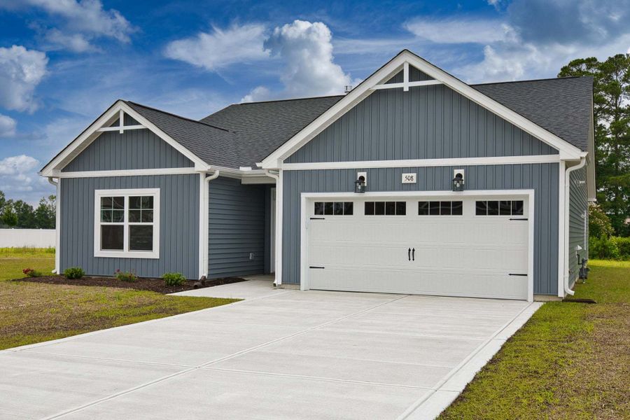 Representative exterior photo of a completed home built from the Dogwood by Caviness & Cates Communities in Maggie Way, Wendell, NC (Image 70).